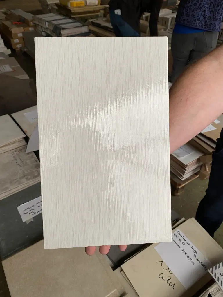 JA16 - Carrelage mural blanc 