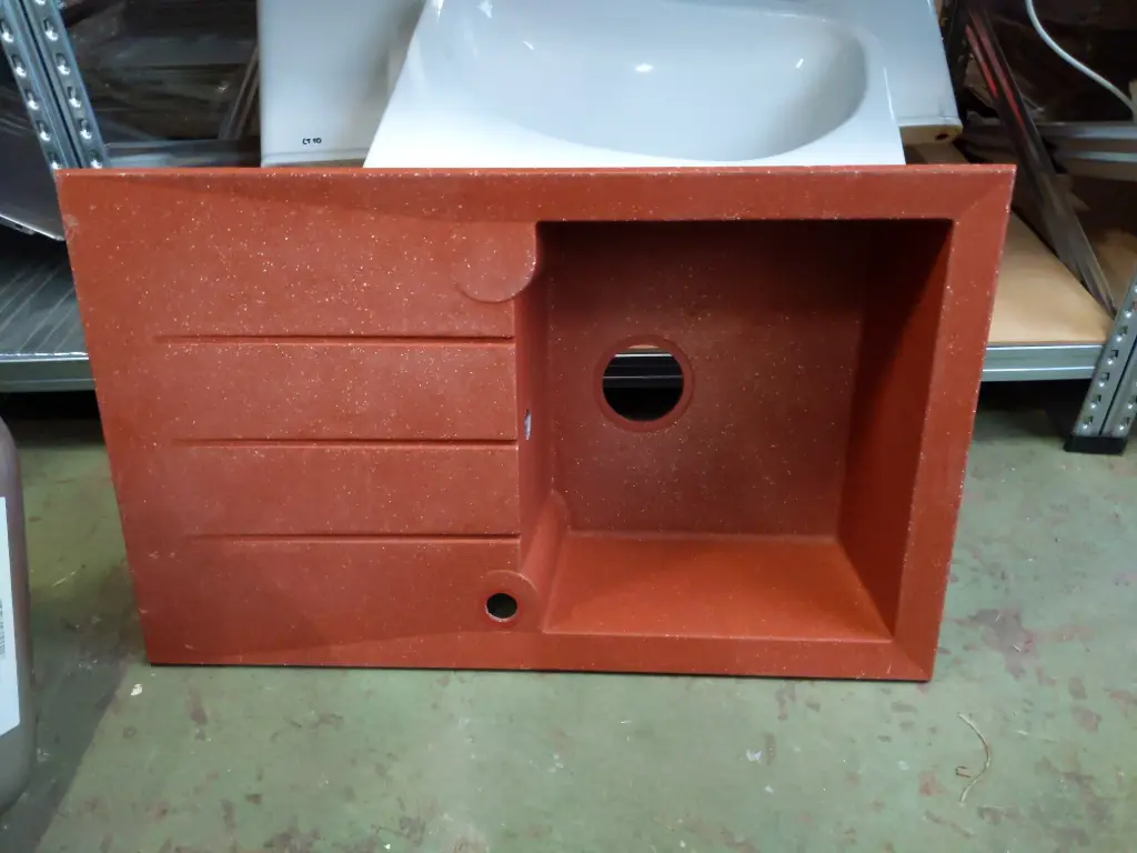 CT55 - Évier silgranit brique 