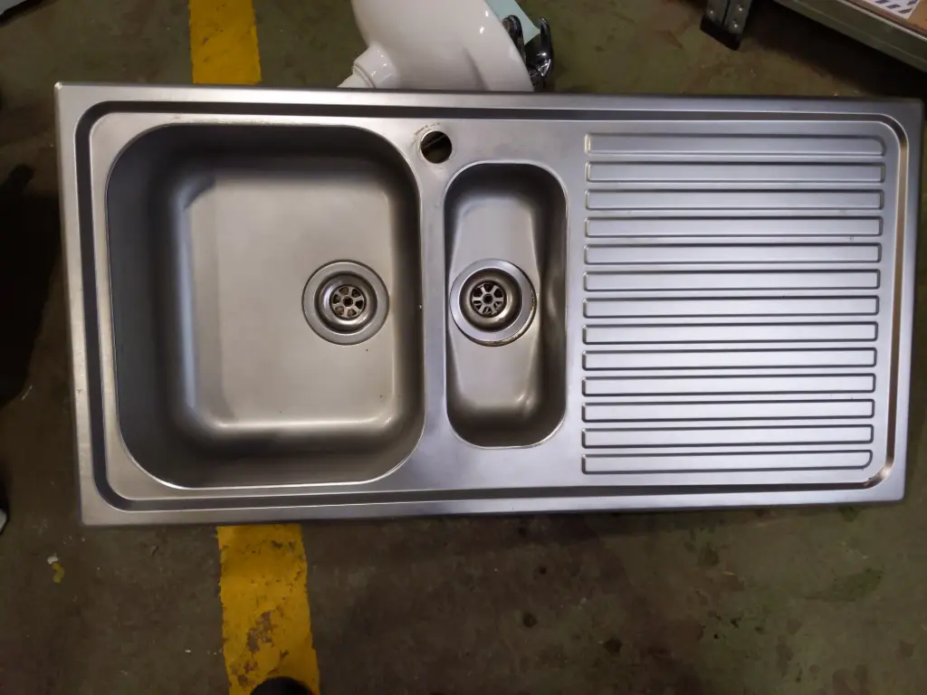 CT59  - Évier inox avec egouttoir