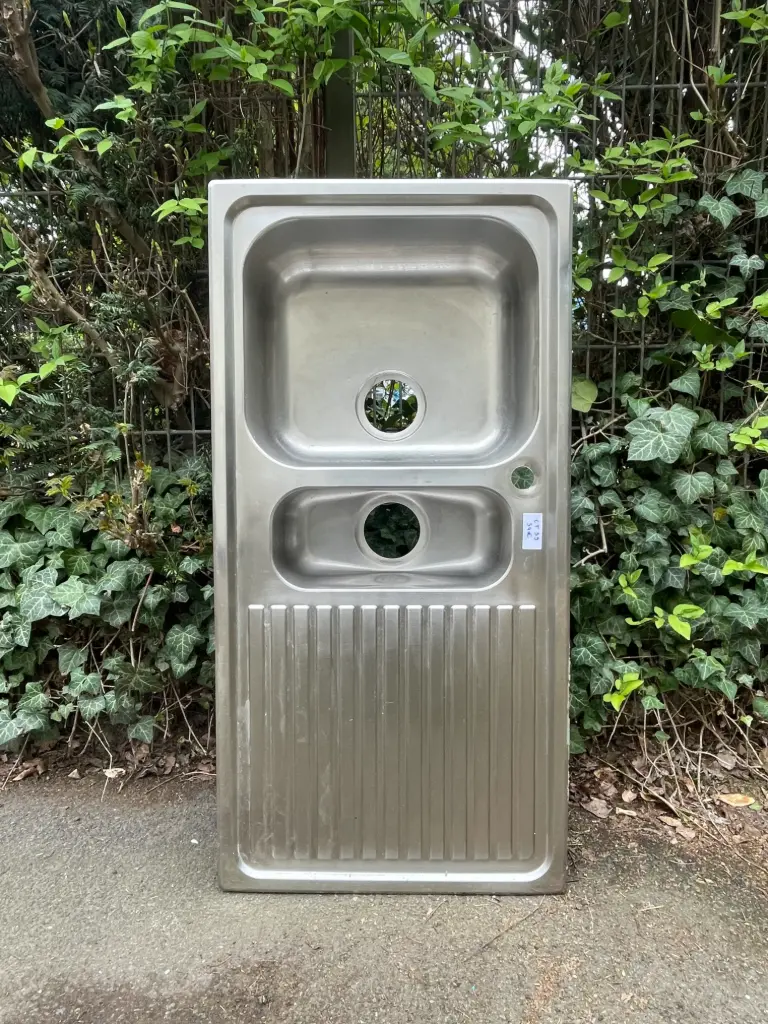 CT59  - Évier inox avec egouttoir