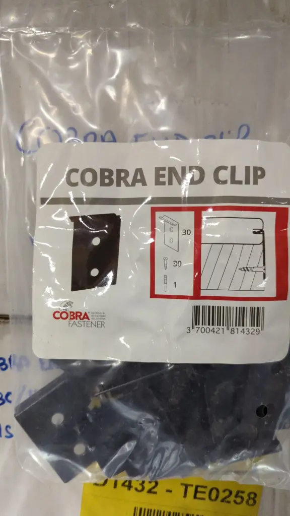 CT71 - Cobra end clip - Lot de 20