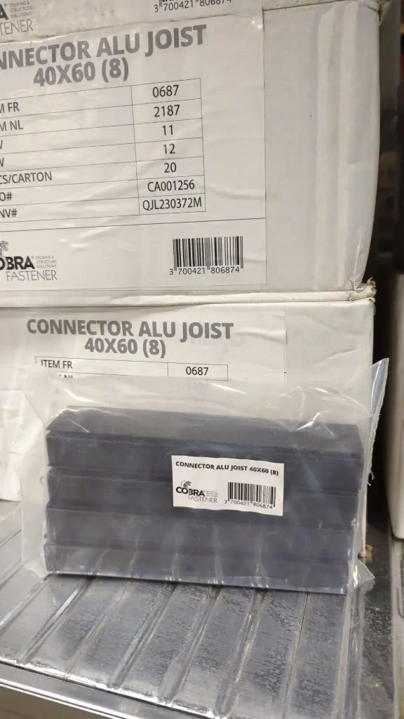 CT72 - Connecteur alu jost