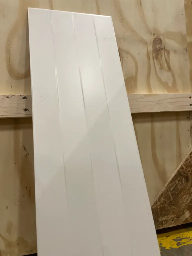 CT163 - Carrelage mural relief  Couleur: Blanc - 20 x 60