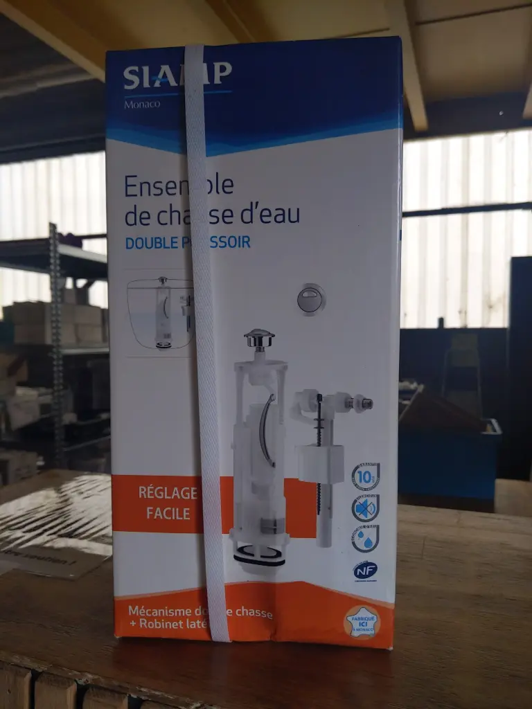 CT194 - Ensemble chasse d'eau double poussoir 