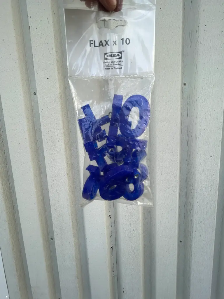 CT239 - Poignées de placard IKEA Flax chiffres - Design Monika Mulder 