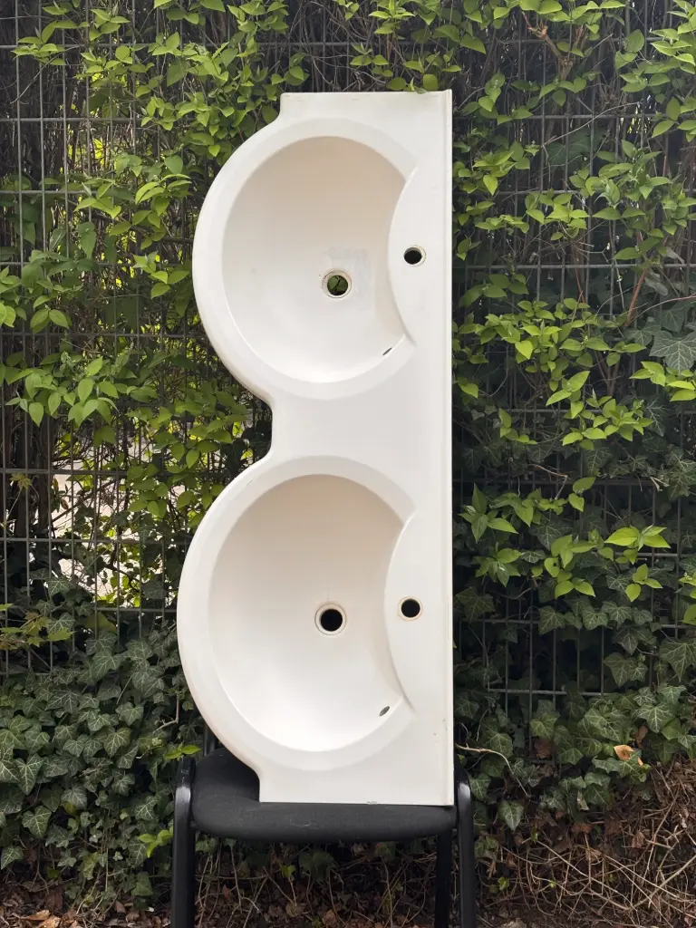 TD35 - Lavabo double vasque 