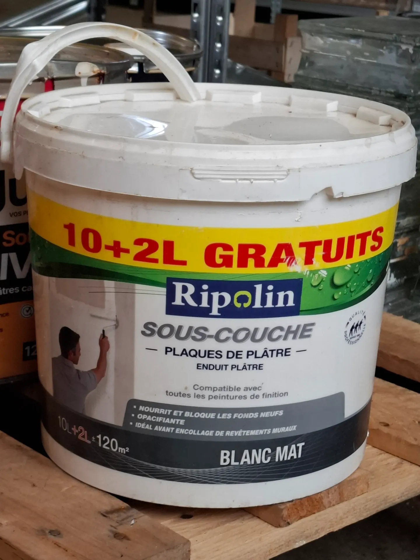 [FR87] FR87 - Sous-couche plaque de plâtre RIPOLIN 10L