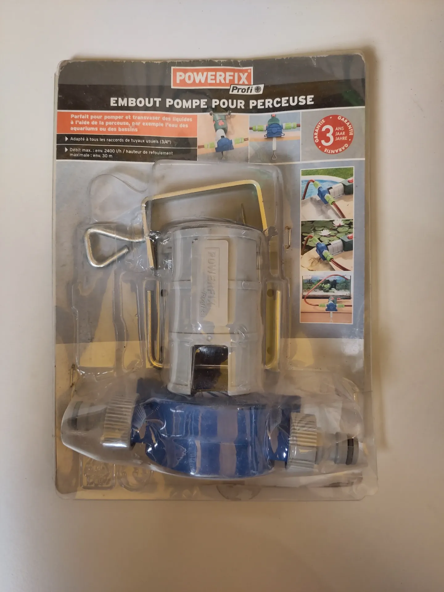 [CP22] CP22 - embout pompe pour perçeuse