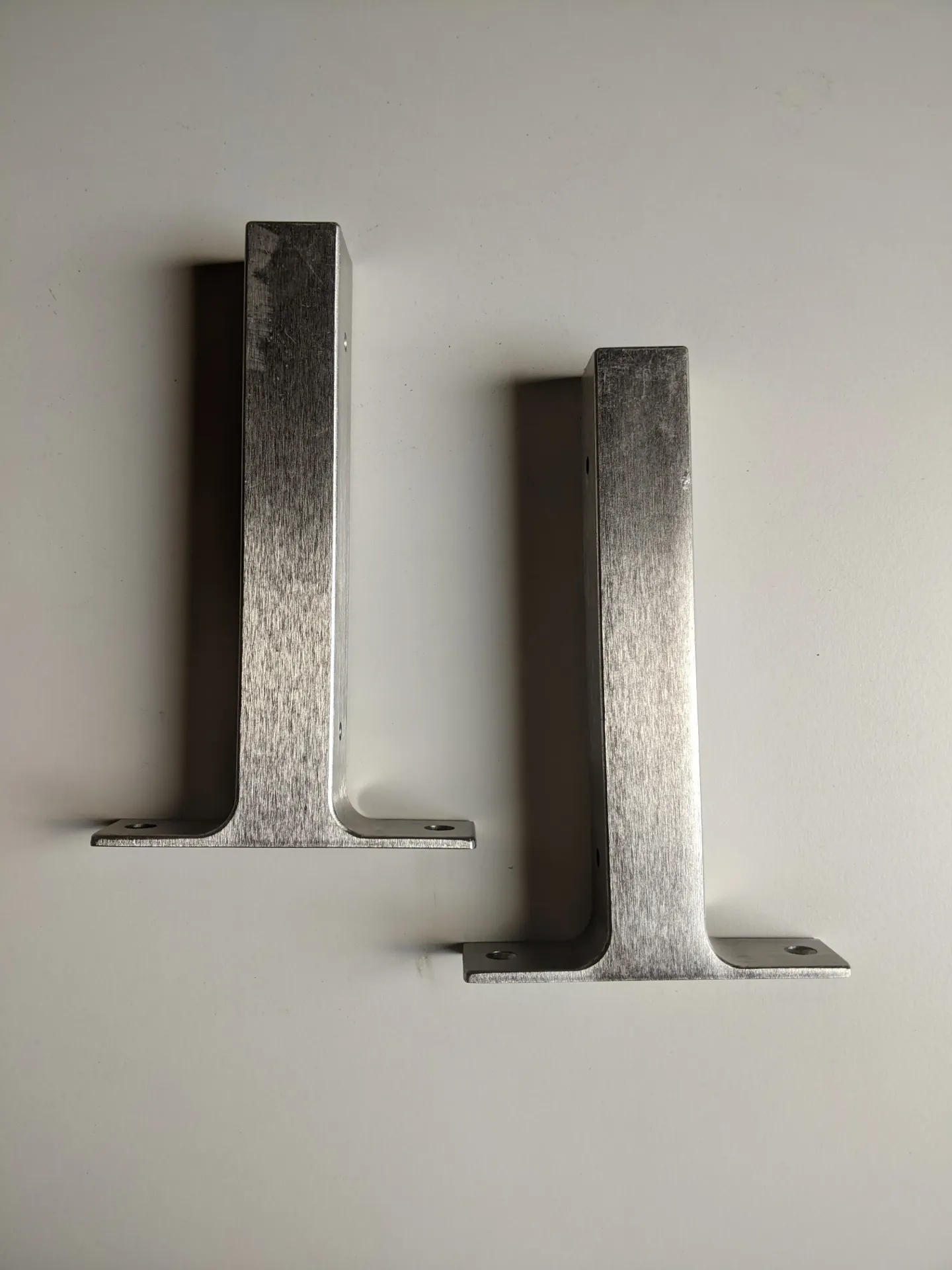 CT367 - Equerre nickelée Granhult Ikea - lot de 2