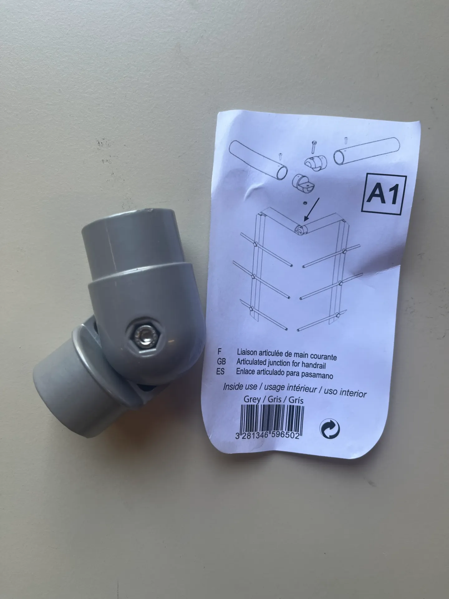 CT370 - Liaison articulée de main courante