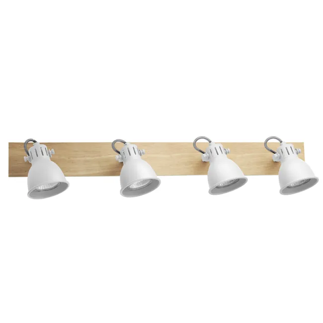[LM23-155] LM23-155- barre 4 spots factory 4xgu10 blanc