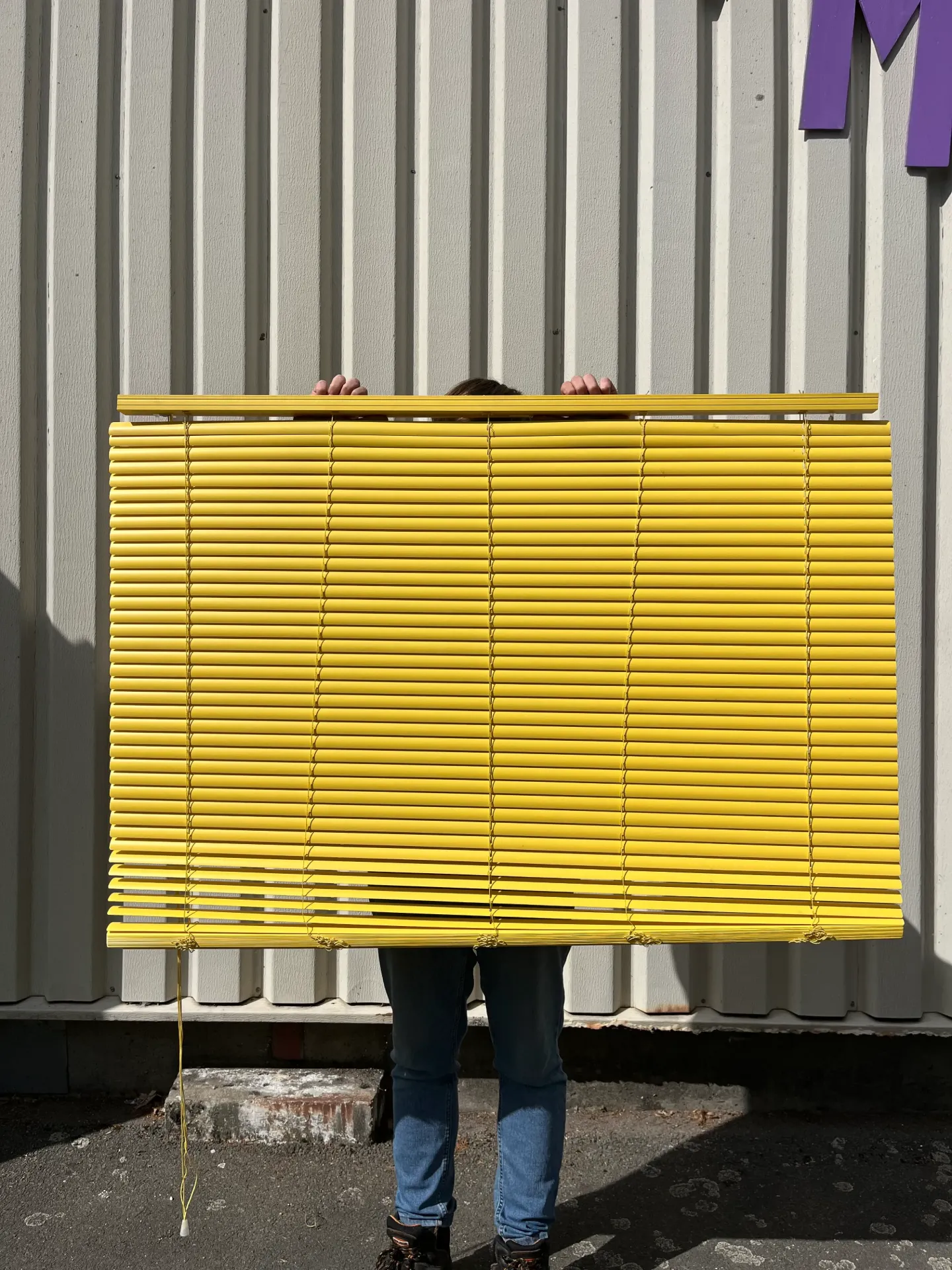 [CT405] CT405 - Store vénitien alu jaune