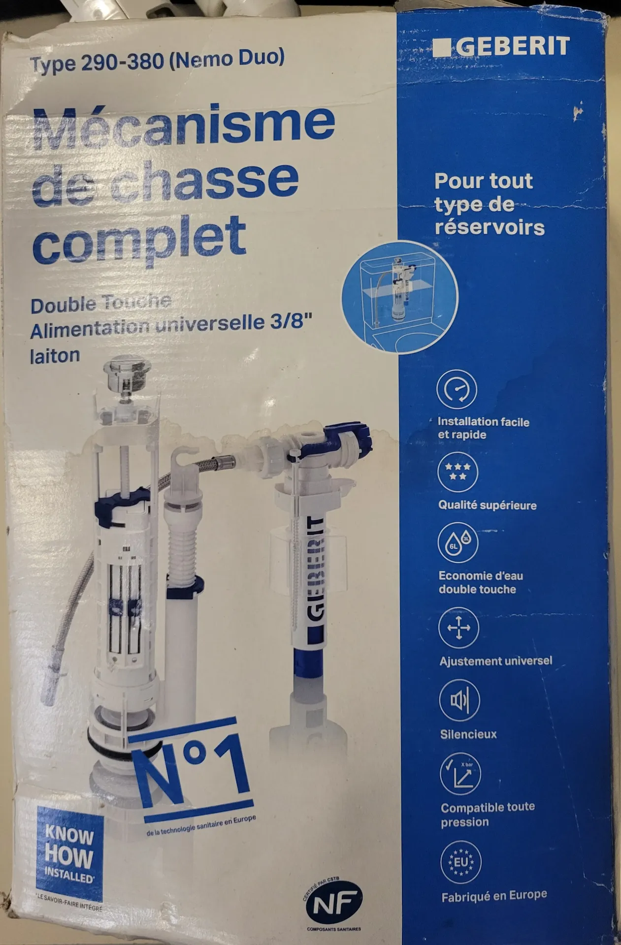RD45 - Mécanisme de chasse
