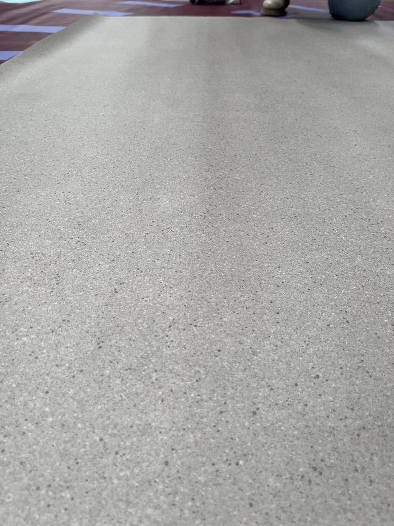 CT471 - Rouleau lino gris moucheté - 6,2 m2