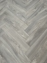 CT488 - Rouleau de lino effet parquet chevron  - 6,9 m2