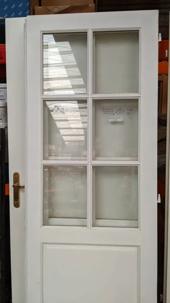 AK11 - Double porte recouvrante blanche