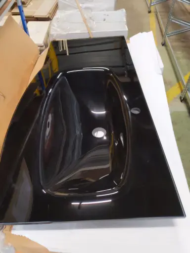 [CT15] CT15 - Plan vasque à droite verre 