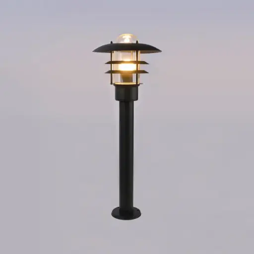 [LM46-158] LM46-158 Borne E27 60W max "Lazare" noir