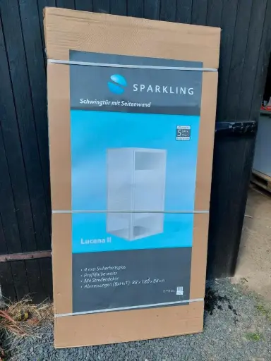 [BD2] BD2 - Porte + paroie verre 4mm douche