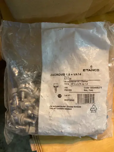 [MT16] MT16 - Vis auto foreuse sachet de 100