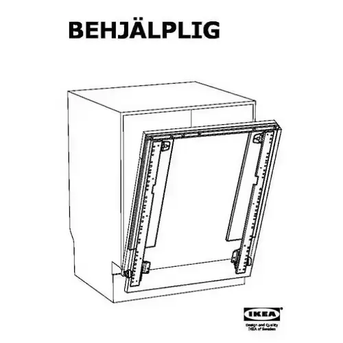 [CT92] CT92 - Charnière coulissante lave-vaisselle intégrable - BEHJZLPLIG