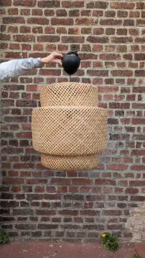 [AS209] AS209 - SINNERLIG Suspension, bambou/fait main, 50 cm